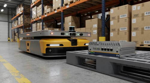 Son şirket çözümleri hakkında Improving AGV Robot Performance with High-Bandwidth Industrial Box PCs