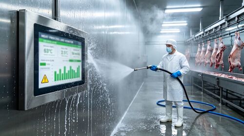 Son şirket çözümleri hakkında 316 Stainless Steel All-in-One PC: The Hygienic Choice for Meat Processing