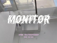 Tamamen mühürlenmiş tasarımla güneş ışığı ile okunur dış mekan su geçirmez dokunmatik monitör