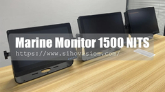 Deniz LCD Monitörü 1500 NITS Dokunmatik Ekranlı IP67 Su geçirmez