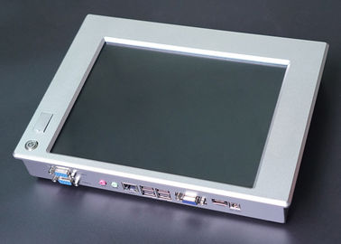 İyi fiyat Ön USB Bağlantı Noktası Sağlam Dokunmatik Panel PC Windows Gömülü Dokunmatik Ekran Gümüş Rengi çevrimiçi