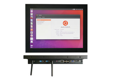 İyi fiyat Ubuntu Sistemi Endüstriyel Dokunmatik Panel PC 5 Telli Rezistif Dokunmatik Ekran çevrimiçi