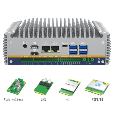 İyi fiyat Core i5-1235U M.2 2280 SSD Endüstriyel Mini PC Alüminyum Kutusu ve 1 * Intel I226-LM Ağı çevrimiçi