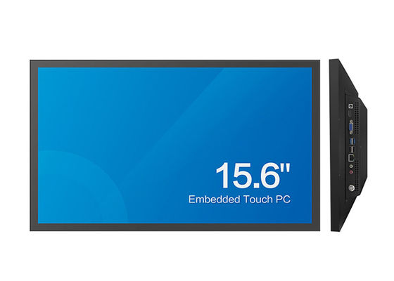İyi fiyat 4GB RAM 128GB SSD DC24V Endüstriyel Dokunmatik Panel PC 15.6in J1900 çevrimiçi