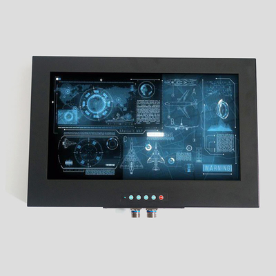 İyi fiyat SS304 askeri LCD ekran IP67 Su Geçirmez 21.5INÇ Endüstriyel LCD Panel Monitör çevrimiçi