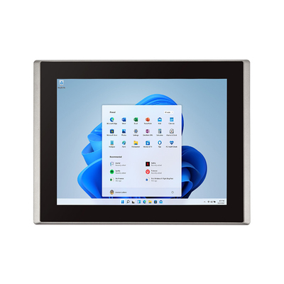 İyi fiyat 12.1'' Endüstriyel Hepsi Bir Arada Bilgisayar 1024x768 Dokunmatik Ekran Celeron J4125 8GB RAM 256GB SSD çevrimiçi