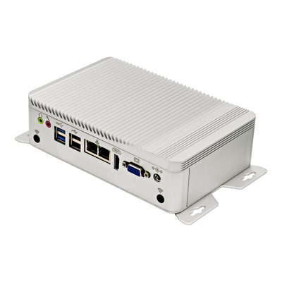 Fansız Masaüstü Mini PC J4125 Dört Çekirdekli 6xCOM 2xLAN GPIO Desteği 8GB
