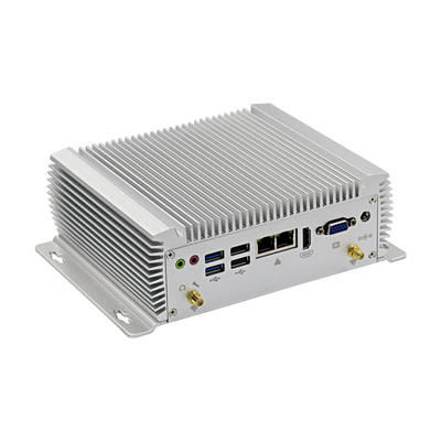 12V Endüstriyel Kutu PC X86 Gömülü Bilgisayar Mini PC 6 COM 8 USB, RS232 RS485 RS422 ile