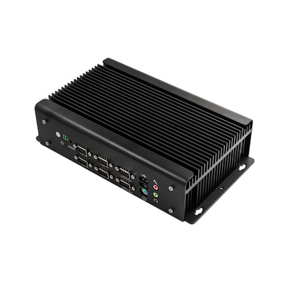 İyi fiyat Düşük Güçlü Fansız Gömülü Endüstriyel Bilgisayar 9V - 36V Destek POE 4 GbE RJ45 GPIO çevrimiçi