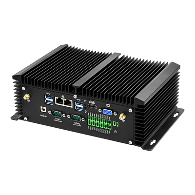DC 9V - 36V Fansız Endüstriyel PC USB GPIO VGA HDMI Uzaktan Kumandalı Çift Ekran