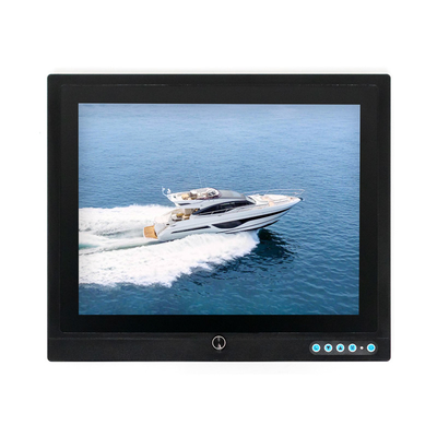 Endüstriyel 15 İnç LCD Monitör 1024X768 Çözünürlük Kapasitif Dokunmatik Ekran