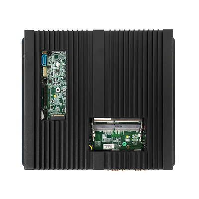 Taşınabilir Endüstriyel Mini Bilgisayar Alüminyum Alaşımlı Kabuk Fansız Gömülü Mini PC