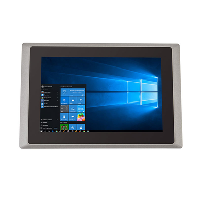 İyi fiyat Siyah / Gümüş Dokunmatik Ekran Endüstriyel Bilgisayar Paneli PC Alüminyum Alaşımlı 16GB çevrimiçi
