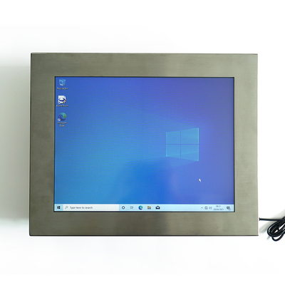 Windows/Linux işletim sistemi Paslanmaz Çelik Panel PC Resistive / Kapasitif Dokunmatik Ekran