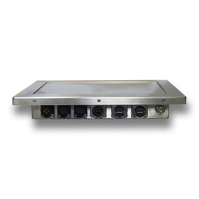 Intel Celeron J4125 Paslanmaz Çelik Panel PC USB/HDMI/VGA Arayüzü ile