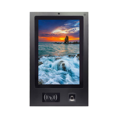 15.6 inç Tam IP65 RFID Parmak izi hoparlör kamerası ile yerleşik dokunmatik panel bilgisayar