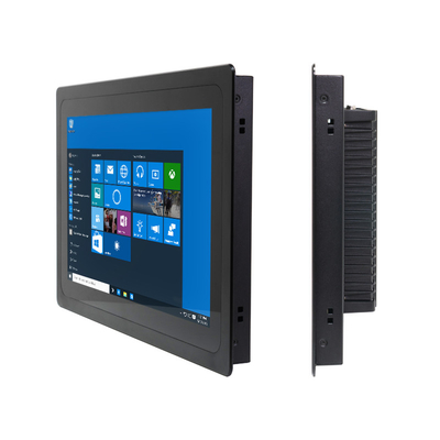 Endüstriyel LCD Ekran Yerleşik Dokunmatik Panel PC Window10 Pro OS Gigabit Ethernet Bağlantısı Alüminyum Alaşımı