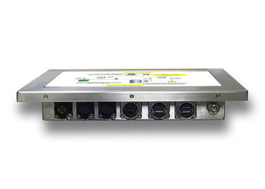 Dayanıklı Paslanmaz Çelik Panel PC 18,5 inç Boyutu Ve 9 - 36V Geniş Voltaj