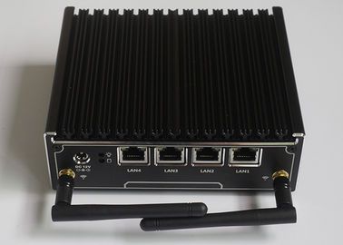 İyi fiyat Geniş Sıcaklık Endüstriyel Mini PC Desteği Endian Firewall 4 LAN Portu ile çevrimiçi