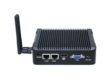 Düşük Güç Tüketimi Endüstriyel Mini PC / Fansız Masaüstü PC 2G DDR3 Bellek