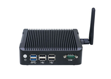 İyi fiyat Gıda İşleme Sağlam Endüstriyel Fansız Mini PC Destek WIFI Ve Bluetooth çevrimiçi