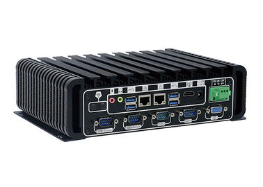 Fabrika Otomasyonu için I3-6100u CPU Endüstriyel Mini PC 6 COM 2 Gigabit Lan
