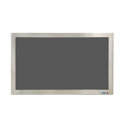 24 Inç Tam IP65 Endüstriyel Paslanmaz Çelik Monitör 1000nits Anti-Glare Optik Bağlama