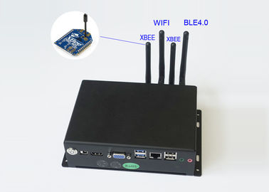 WiFi Bluetooth Ve 2 XBEE PRO S2C Modülleri ile J1900 İşlemci Endüstriyel Kutu PC