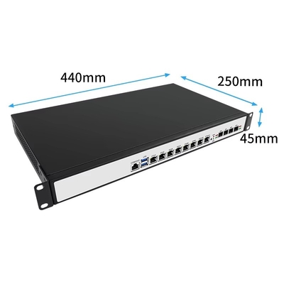 Core I3 I5 I7 İşlemci Endüstriyel Mini PC 1xPCI-E X8 yuvası ve 2xMini-PCIE yuvası ile