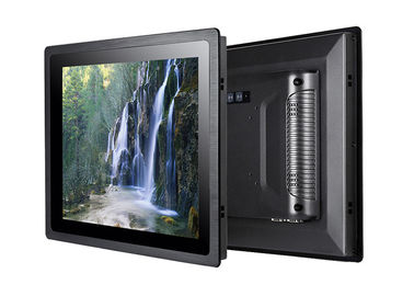 İyi fiyat Kiosk için 12 inç 3MM İnce Çerçeve Panel Dağı Dokunmatik Ekran PC% 90 Aydınlık çevrimiçi