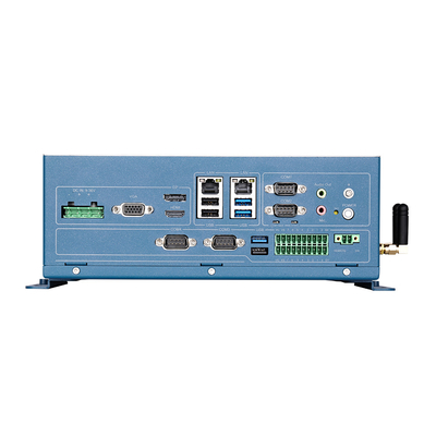 OEM ODM endüstriyel bilgisayar intel i3 i5 i7 i9 DDR5 win10 linux 2 lan 4 COM RS232 RS485 gömülü endüstriyel mini bilgisayar