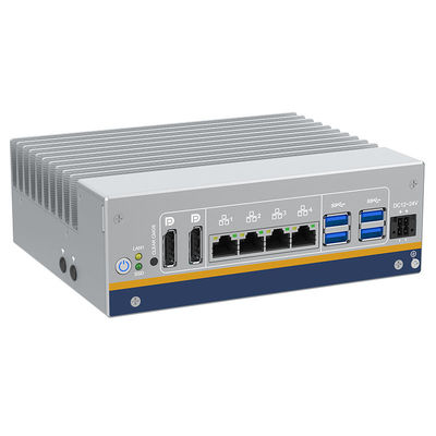 İyi fiyat Fansiz Mini PC 2* DP Ekran Portu 4* Gigabit Ethernet Intel i210-AT Intel I219-LM DIN-Rail Montage Embedded BOX PC çevrimiçi