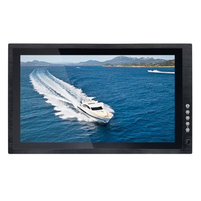 Su geçirmez dokunmatik monitör 18.5 Inç Tam IP67 Endüstriyel Proje Kapasitatif Dokunmatik Ekran 1000 Nits ve Anti-Glare