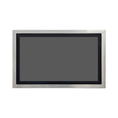 23.8 inç paslanmaz çelik LCD monitörü 10 noktalı kapasitif dokunmatik ekran destek duvar montajı