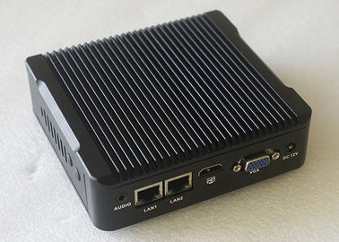 İyi fiyat Alüminyum Alaşımlı Endüstriyel Mini PC Gömülü Bilgisayar Barebone Sistemi AC 100 - 240V çevrimiçi