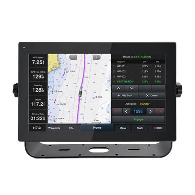 İyi fiyat Garmin LiveScope için 10 Noktalı Kapasitif Dokunmatik Ekranlı 1500 Nit Parlaklıkta IP67 Su Geçirmez Deniz Monitörü çevrimiçi