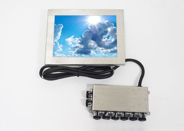 304 Paslanmaz Çelik Endüstriyel Dokunmatik Ekran PC Breakout Box ile 12.1 inç