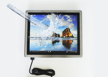 Düz Panel Kapasitif Dokunmatik Paslanmaz Çelik Panel Pc 1280 * 1024 Tam Ip65 Su Geçirmez