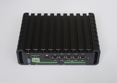 I7-6500U Video Analizi Endüstriyel Mini PC GPIO Dört POE Webcam ile Çalışıyor