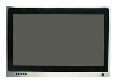 İyi fiyat Paslanmaz Çelik Endüstriyel Kapasitif Dokunmatik Monitör 27 '' 1000 Nits Dimmer Ayarlanabilir çevrimiçi