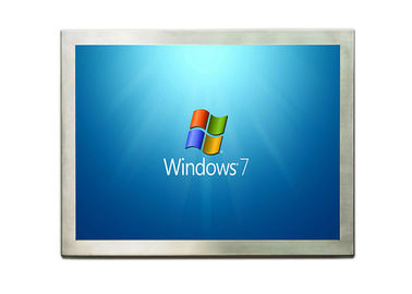 İyi fiyat 17 inç paslanmaz çelik panel PC Eldiven ile dokun / 4mm Tempered Glass çevrimiçi