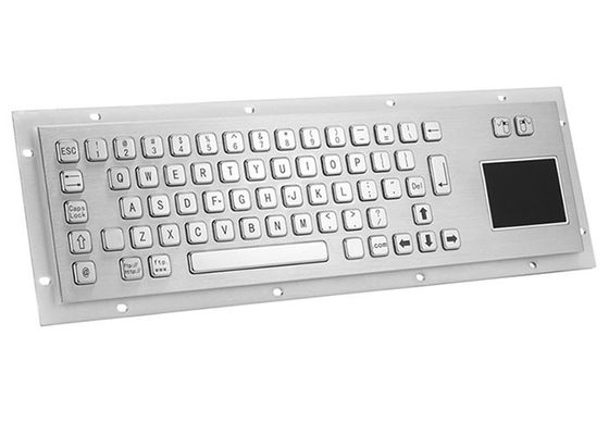 İyi fiyat PS2 5VDC SS304 Dokunmatik Yüzeyli Endüstriyel Metal Klavye Raf Montajı çevrimiçi