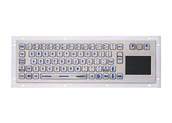 İyi fiyat SS304 Endüstriyel Metal Klavye 1.5mm Anahtar Seyahat PS2 çevrimiçi