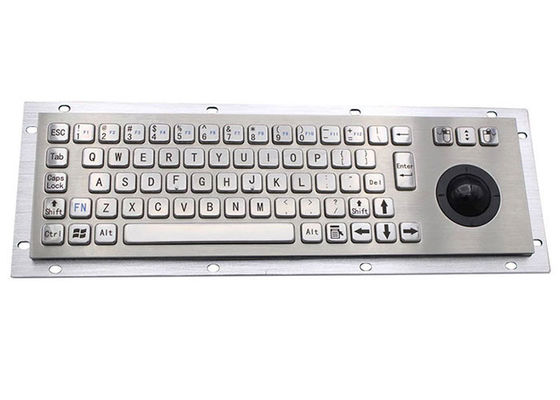 İyi fiyat Trackball ile 40counts / Mm IP65 SS304 Endüstriyel Metal Klavye çevrimiçi