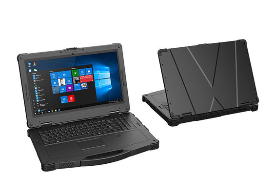 İyi fiyat I5 I7 SPI IP65 Windows 10 Sağlam Dizüstü Bilgisayar 15.6 İnç 700cd/m2 çevrimiçi