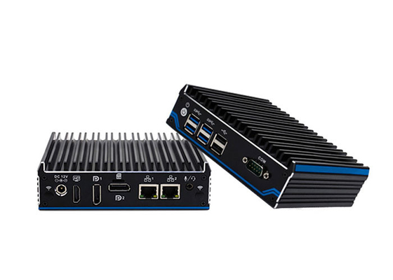 İyi fiyat CCC 4096x2160 Fansız Mini Bilgisayar Intel J4125 NUC Endüstriyel Mini Bilgisayar çevrimiçi