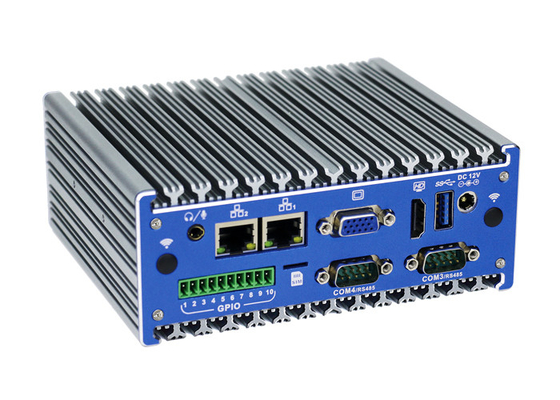 FCC HDD AMI EFI Masaüstü Mini Pc 128GB SSD 15W Çift Lan Endüstriyel Bilgisayar