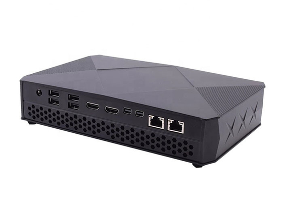 İyi fiyat AC240V 65W Endüstriyel Mini PC I7 8705G Alüminyum Alaşımlı RTC çevrimiçi