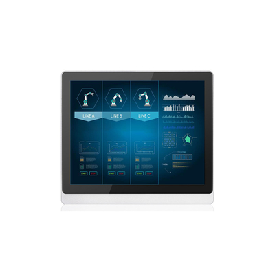 İyi fiyat Parazit Önleyici Kapasitif Dokunmatik Monitör Ön Panel IP65 Su Geçirmez 19 inç çevrimiçi