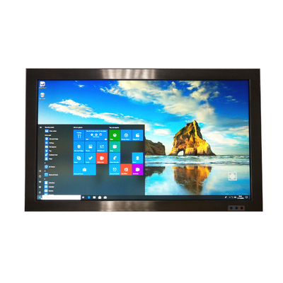 IP65 Suya Dayanıklı Paslanmaz Çelik Hepsi Bir Arada 21.5 İnç Intel Celeron J1900 4 X USB
